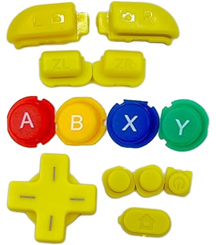 Amazon.com: Deal4GO Replacement ABXY Button with LR/ZL/ZR/Home